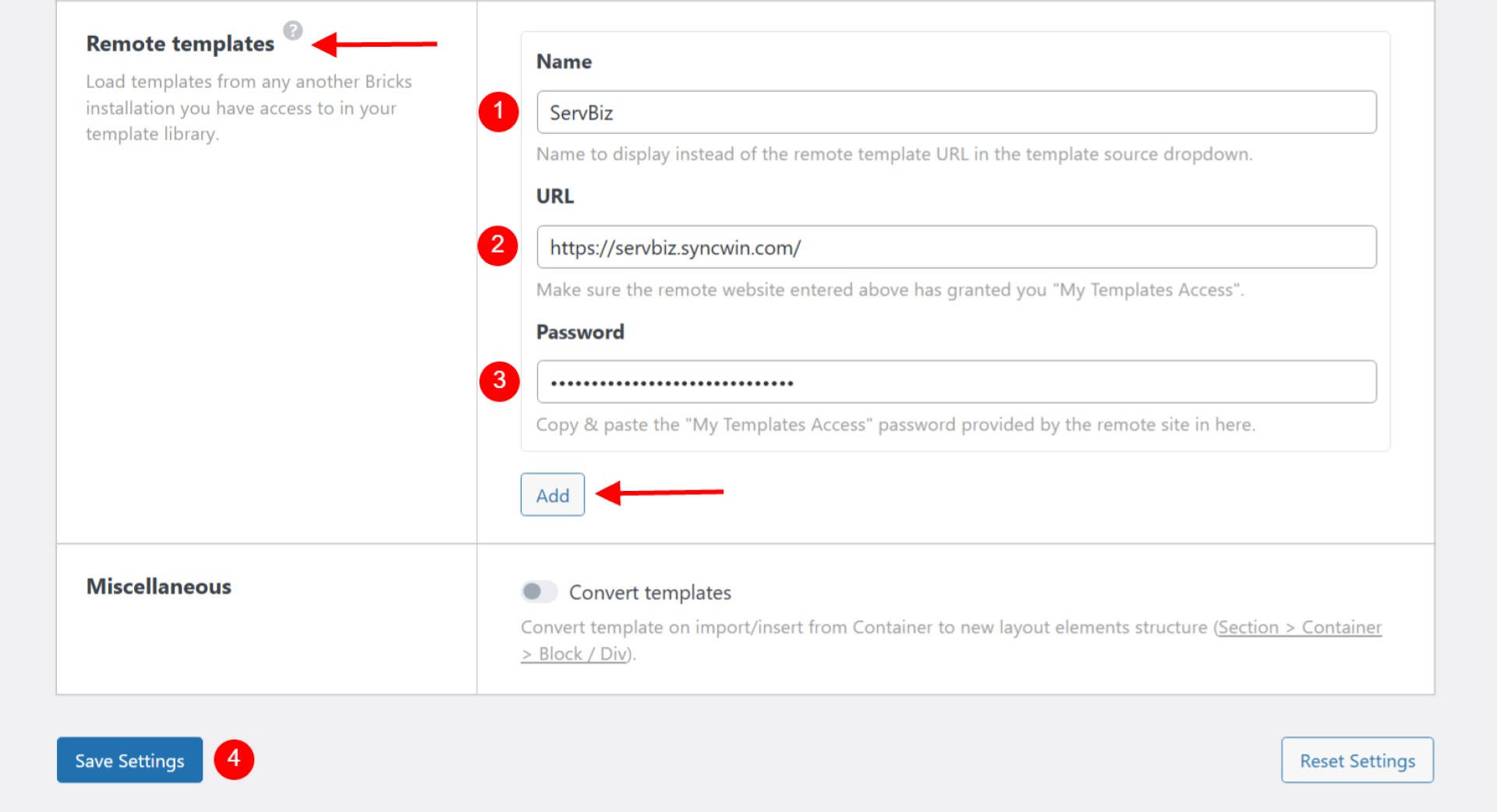 How to Load Remote Templates in Bricks Builder? (Step-by-Step Tutorial) • Bricksism Add a Remote Templates Source