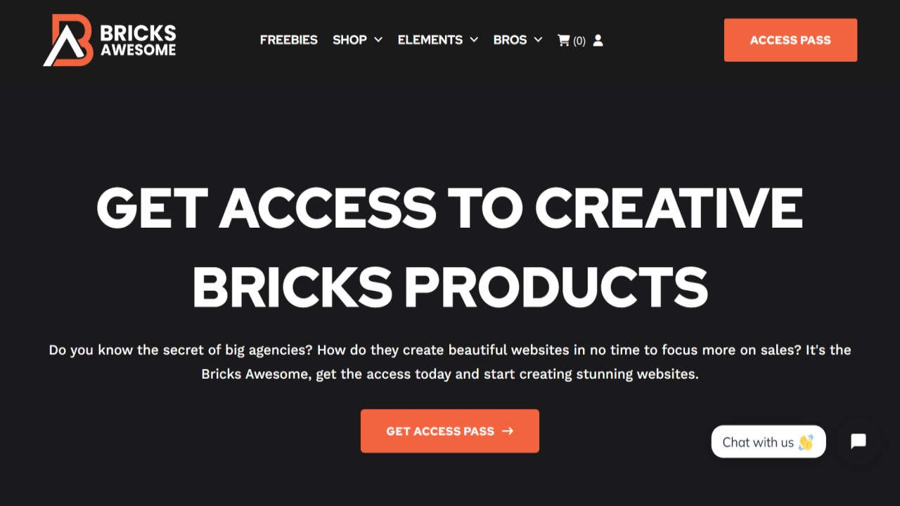 Best Bricks Builder Templates: Top Pre-Built Design Sets • Bricksism Bricks Awesome - Featured Screenshot - Toolonomy