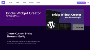 Bricks Widget Creator Screenshot - Bricksism