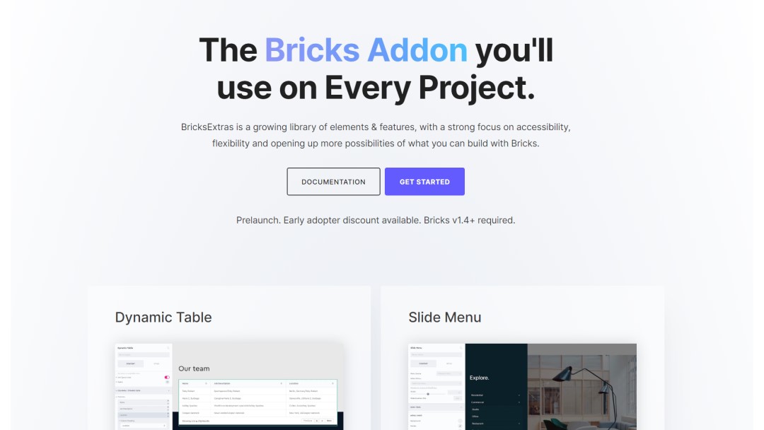 Best Bricks Builder Addons: Top-Notch Free & Paid Tools • Bricksism BricksExtras - Featured Screenshot - Toolonomy