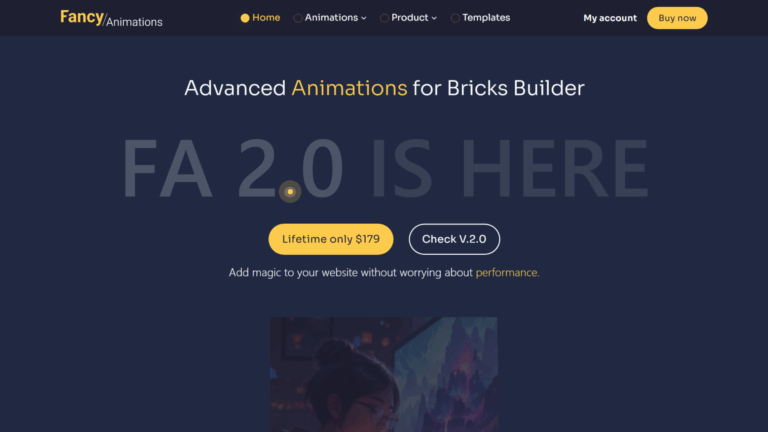 Fancy Animations Screenshot - Bricksism