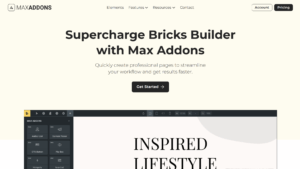 Max Addons Featured Screenshot - Bricksism