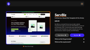 ServBiz Featured Screenshot - Bricksism