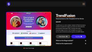 TrendFusion Featured Screenshot - Bricksism