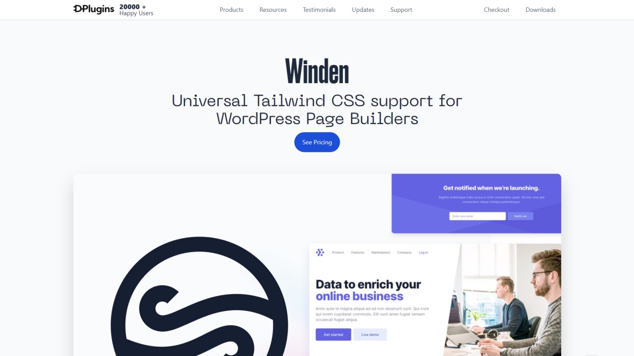 Best Bricks Builder Frameworks: CSS Powerhouses for Pro Design • Bricksism Winden - Featured Screenshot - Toolonomy